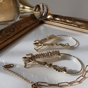 V Cuff Clip-On Earrings